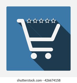 Shopping cart Icon Vector