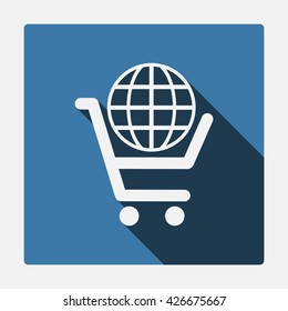 Shopping cart Icon Vector