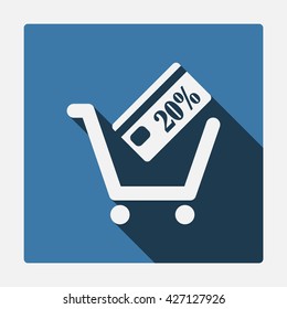 Shopping cart Icon Vector