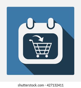 Shopping cart Icon Vector