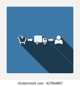 Shopping cart Icon Vector