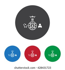 Shopping cart Icon Vector