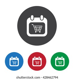 Shopping cart Icon Vector