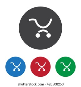 Shopping cart Icon Vector