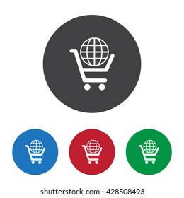 Shopping cart Icon Vector
