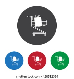 Shopping cart Icon Vector