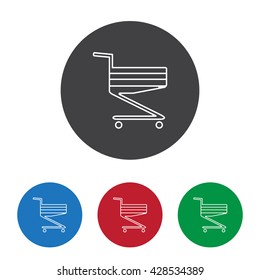 Shopping cart Icon Vector