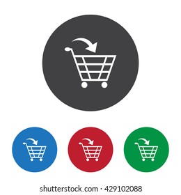 Shopping cart Icon Vector