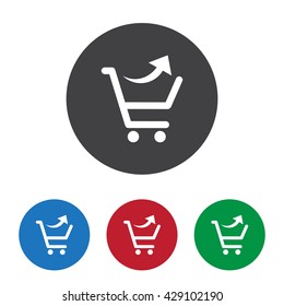 Shopping cart Icon Vector