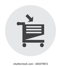 Shopping cart Icon Vector