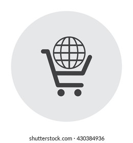 Shopping cart Icon Vector