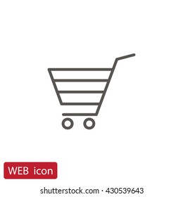  shopping cart icon vector