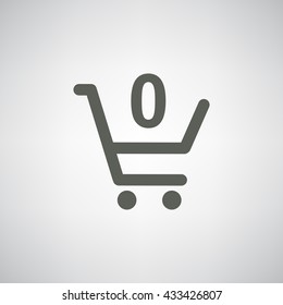 Shopping cart Icon Vector