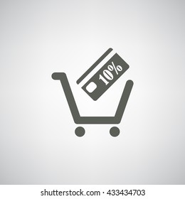 Shopping cart Icon Vector