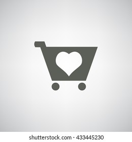 Shopping cart Icon Vector
