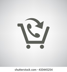 Shopping cart Icon Vector