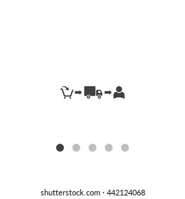 Shopping cart Icon Vector