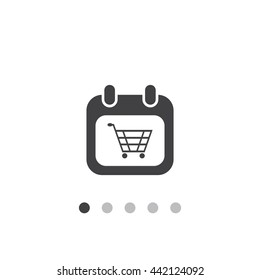 Shopping cart Icon Vector