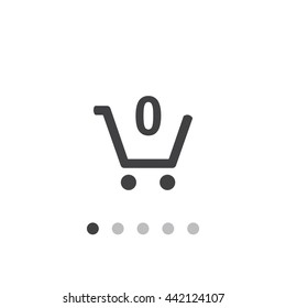Shopping cart Icon Vector