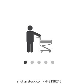 Shopping cart Icon Vector