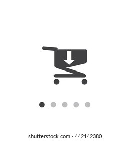 Shopping cart Icon Vector