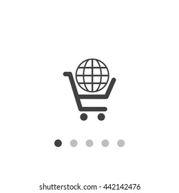 Shopping cart Icon Vector
