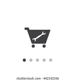 Shopping cart Icon Vector