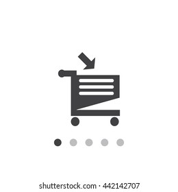Shopping cart Icon Vector