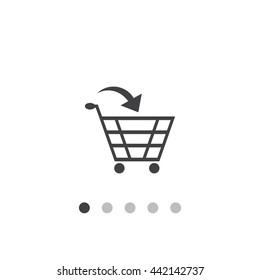 Shopping cart Icon Vector