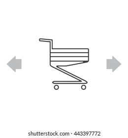 Shopping cart Icon Vector