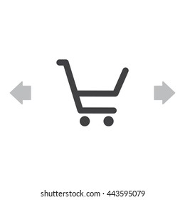 Shopping cart Icon Vector