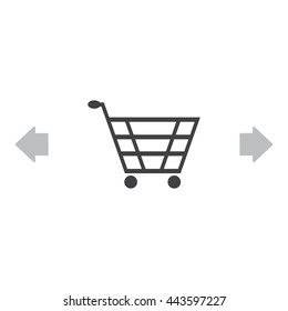 Shopping cart Icon Vector