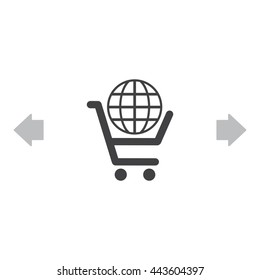 Shopping cart Icon Vector