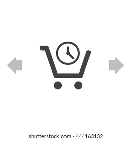 Shopping cart Icon Vector