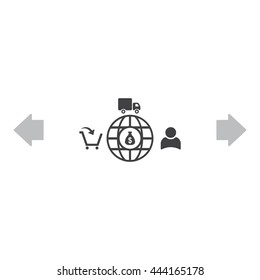 Shopping cart Icon Vector