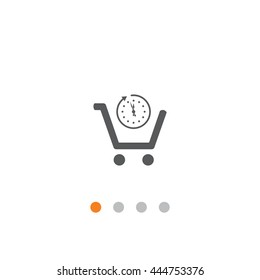Shopping cart Icon Vector