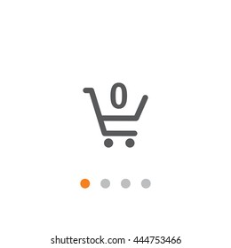 Shopping cart Icon Vector