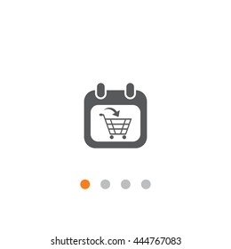 Shopping cart Icon Vector