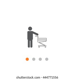 Shopping cart Icon Vector