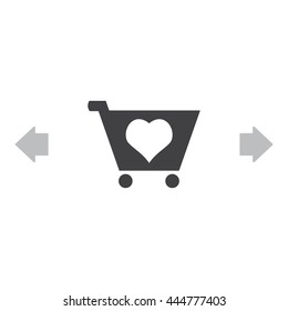 Shopping cart Icon Vector