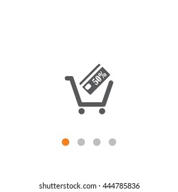 Shopping cart Icon Vector