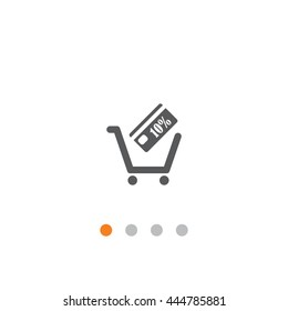 Shopping cart Icon Vector