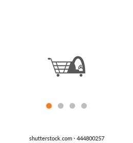 Shopping cart Icon Vector