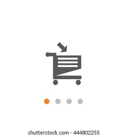 Shopping cart Icon Vector