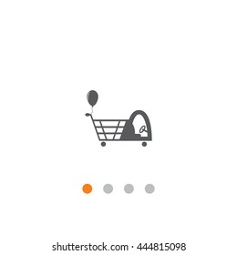 Shopping cart Icon Vector