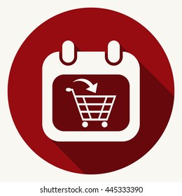 Shopping cart Icon Vector