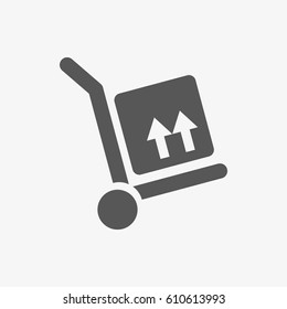 Shopping cart icon vector
