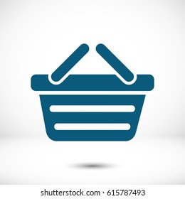 Shopping cart icon vector