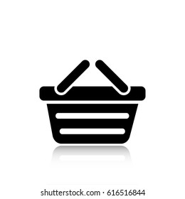 Shopping cart icon vector