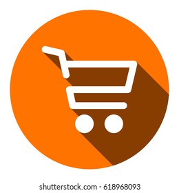 Shopping cart icon vector